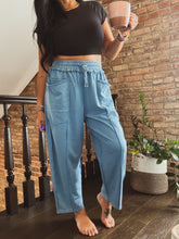 Load image into Gallery viewer, BAILEY MINERAL WASH BARREL CUT PANTS