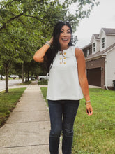 Load image into Gallery viewer, YACHT CLUB MEETUP SLEEVELESS TOP