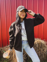 Load image into Gallery viewer, CITY SLICKER SUEDE BOMBER JACKET