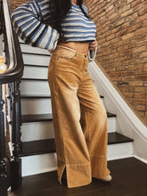 Load image into Gallery viewer, THOROUGHBRED CAMEL CORDUROY PANTS