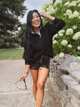Load image into Gallery viewer, PRETTY AND PREPPY RUFFLED COLLAR TOP