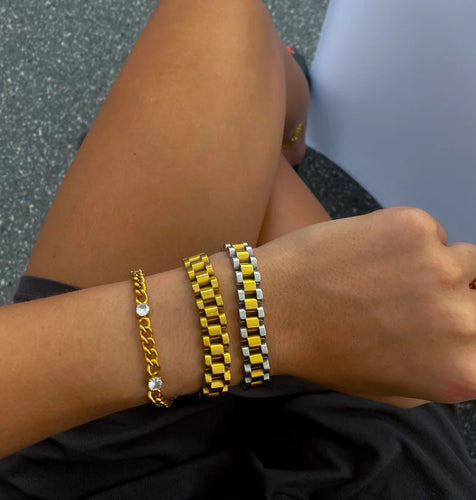 CHANSUTTPEARLS CHAIN AND DIAMOND BRACELET