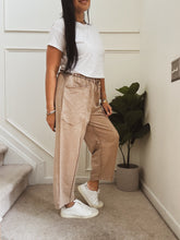 Load image into Gallery viewer, BAILEY MINERAL WASH BARREL CUT PANTS
