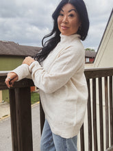 Load image into Gallery viewer, CHAI LATTE MOCK NECK SWEATER