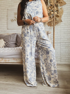 ENGLISH TEA PARTY WIDE LEG PANTS