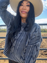 Load image into Gallery viewer, THE HOMESTEAD CABLE KNIT SWEATER