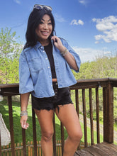 Load image into Gallery viewer, EVERYDAY ICON DENIM SHIRT