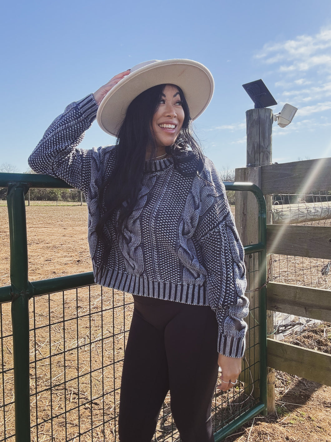 THE HOMESTEAD CABLE KNIT SWEATER