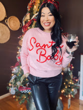 Load image into Gallery viewer, SANTA BABY TINSEL SWEATER