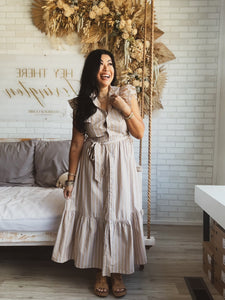 CHARMED FEELING MIDI DRESS