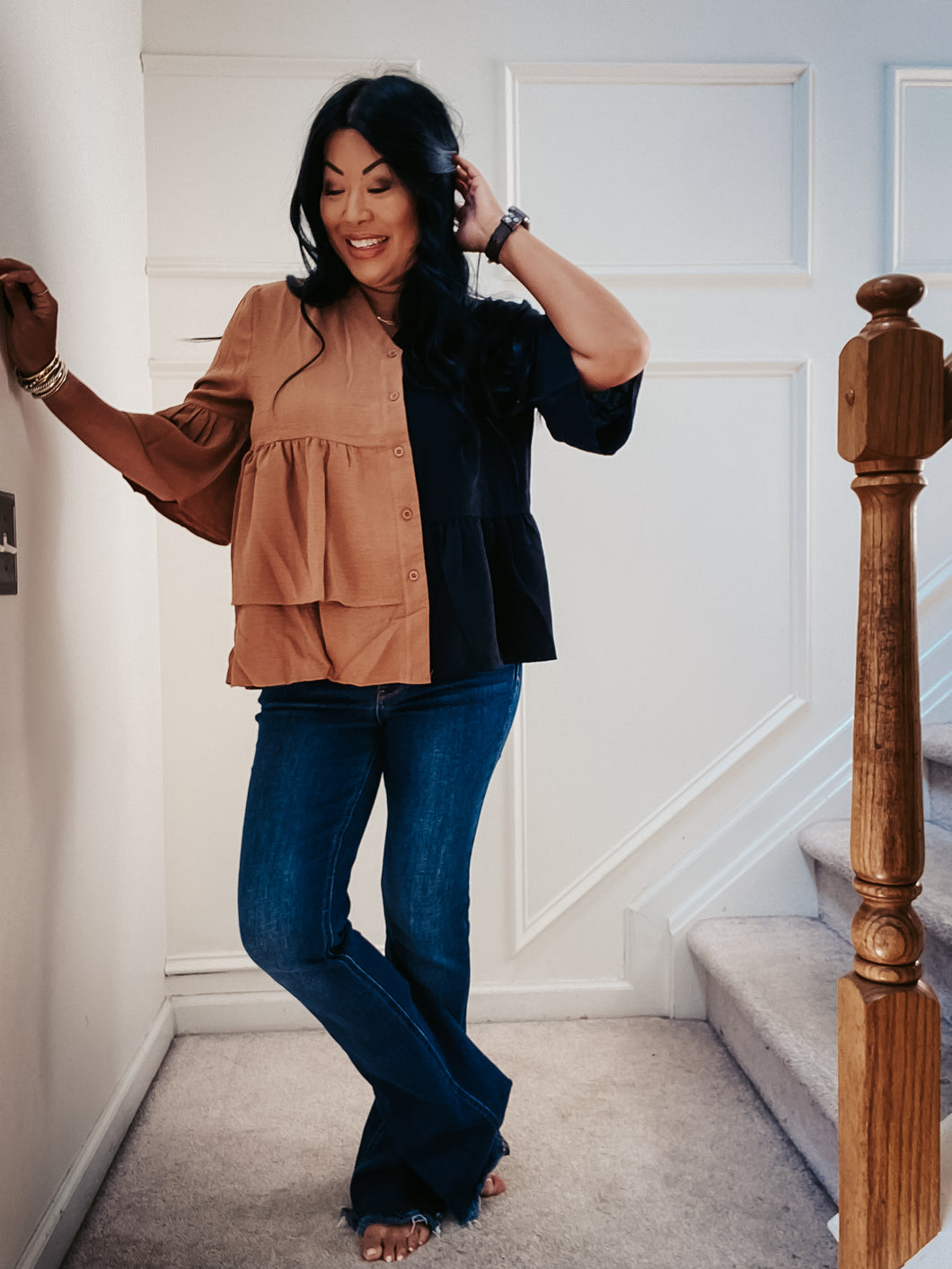 ADDISON ASYMMETRICAL BLOUSE