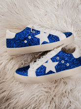 Load image into Gallery viewer, KENTUCKY BLUE SPARKLE SNEAKERS