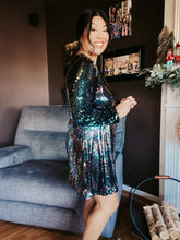 Load image into Gallery viewer, WIN THE CROWD SEQUIN DRESS