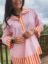 Load image into Gallery viewer, APEROL SPRITZ STRIPED TOP
