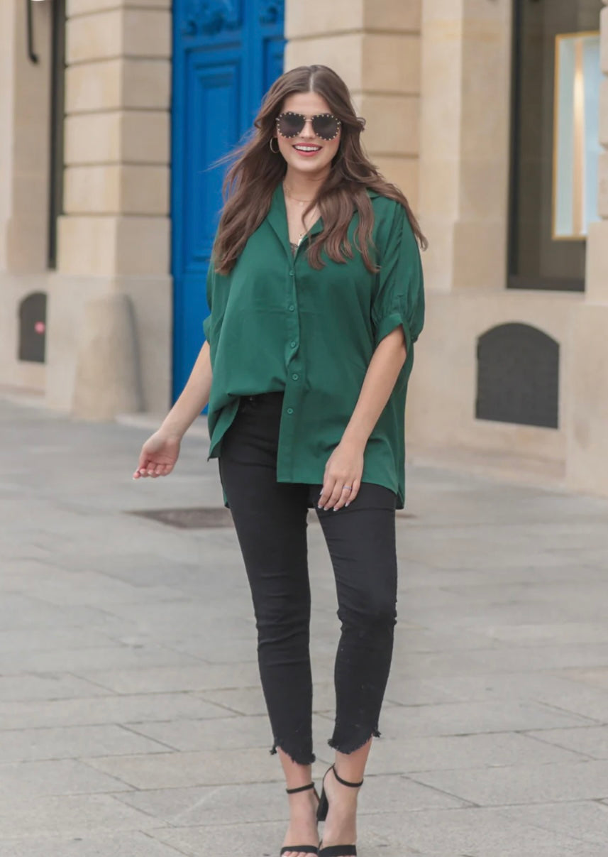 DOORBUSTER: BUTTON DOWN OVERSIZED TUNIC