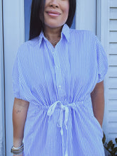 Load image into Gallery viewer, SEASIDE MIDI SHIRTDRESS