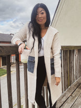 Load image into Gallery viewer, CRISP MORNINGS HOODED DUSTER CARDIGAN
