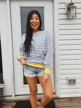Load image into Gallery viewer, SUNNY SIDE UP STRIPED TOP
