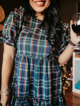 Load image into Gallery viewer, CRANBERRY SPRITZER PLAID DRESS