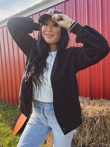 CITY SLICKER SUEDE BOMBER JACKET