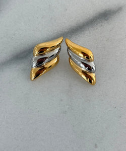 CHANSUTTPEARLS TWO TONES SARAH EARRINGS