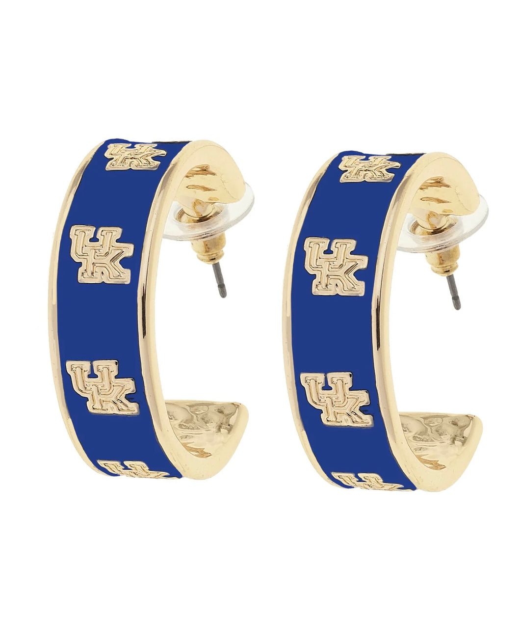 UK ENAMEL LOGO HOOPS