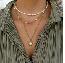 Load image into Gallery viewer, ALCO PEARL DIVER NECKLACE