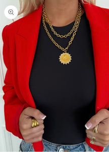 CHANSUTTPEARLS XL COIN NECKLACE