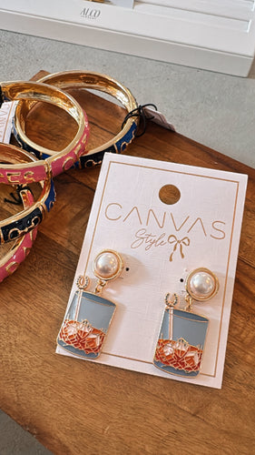 BOURBON ON THE ROCKS EARRINGS