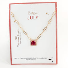 Load image into Gallery viewer, BIRTHSTONE NECKLACES