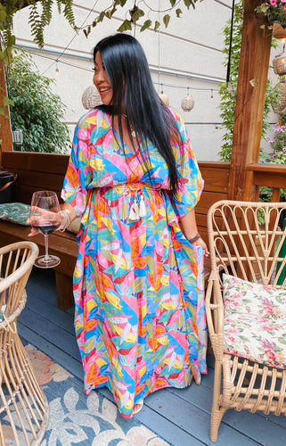 TROPICAL BUNGALOW MAXI DRESS