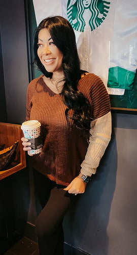 PECAN PRALINE LATTE SWEATER