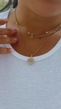 Load image into Gallery viewer, SUNBURST INITIAL NECKLACE