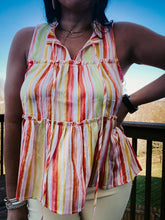 Load image into Gallery viewer, DESERT SUNSET SLEEVELESS TOP