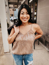 Load image into Gallery viewer, RAISE A GLASS SEQUIN CAMI